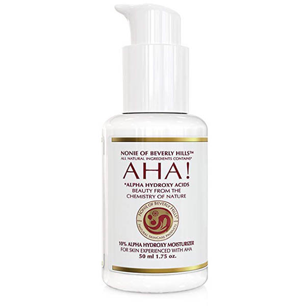 Nonie 10% Alpha Hydroxy Acid Moisturizer - Anti Wrinkle & Anti Aging Treatment - Dead Cell Exfoliater & Renewer 30% - 1.75 oz