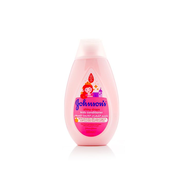 Johnsons Baby Conditioner Shiny Drops Boost Natural Shine With Argan Oil - 300 Ml