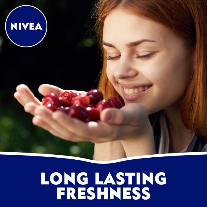 Nivea Deodorant Roll-On For Women With Fresh Cherry Scent - 50 Ml - Image 2
