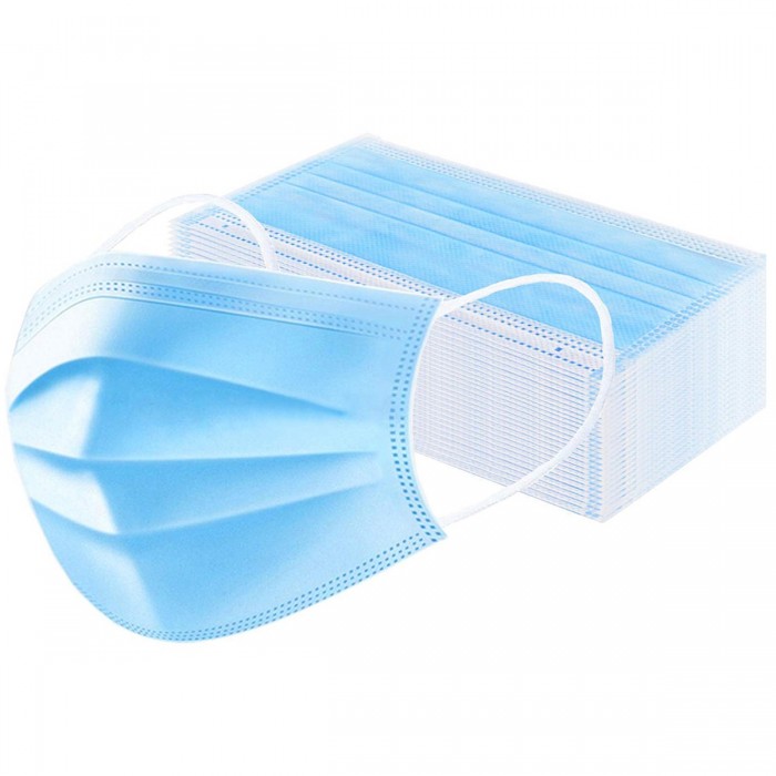 Face Mask Dust Disposable Face Mask 50 Pieces - Blue 50 Pcs