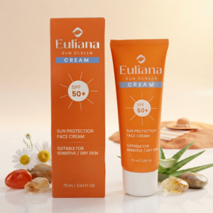Euliana Sun Screen Cream With Vitamin E 50+ SPF 75ML