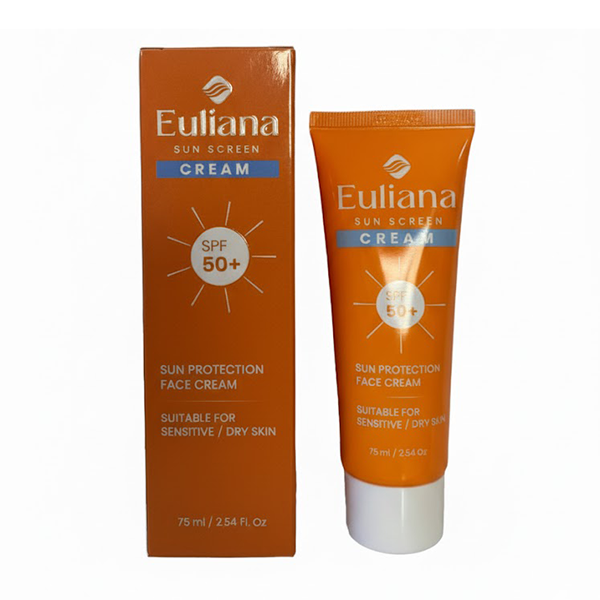 Euliana Sun Screen Cream With Vitamin E 50+ SPF 75ML